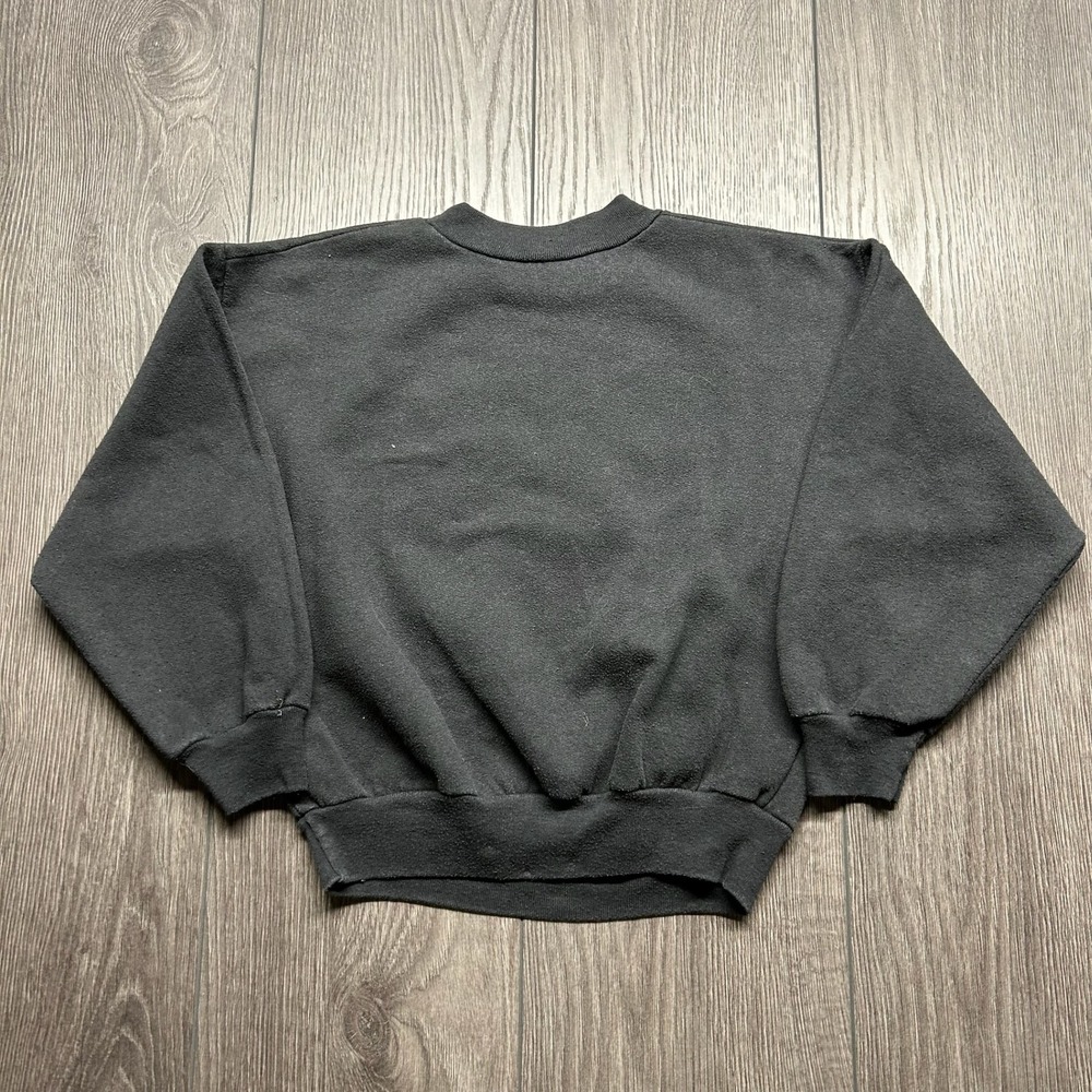 Vintage 1991 The Flash DC Comics Sweatshirt Kids Small Black Novel Teez 90s - Picture 5 of 8